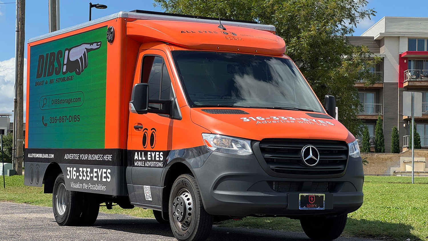 All Eyes Parked Billboard Truck All Eyes Parked Billboard Truck